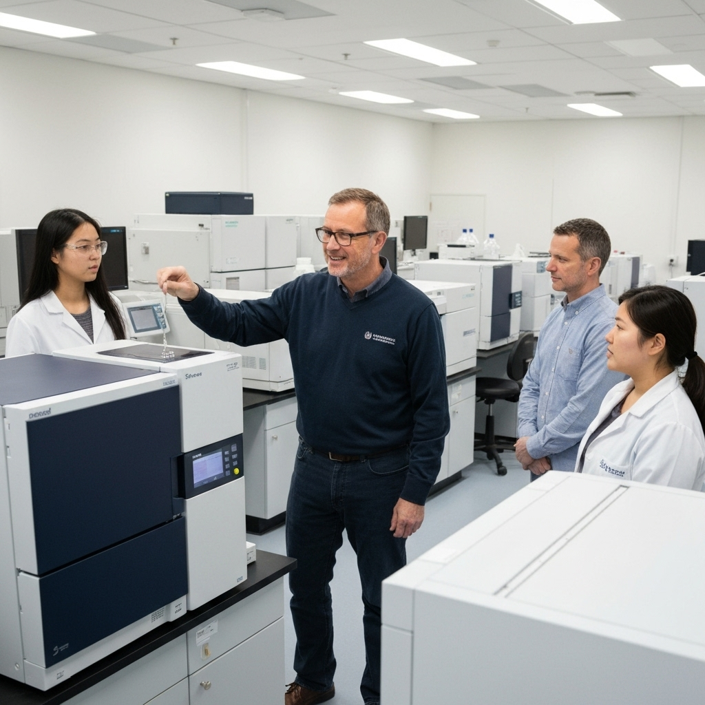 NexaLab R&D laboratory team at work